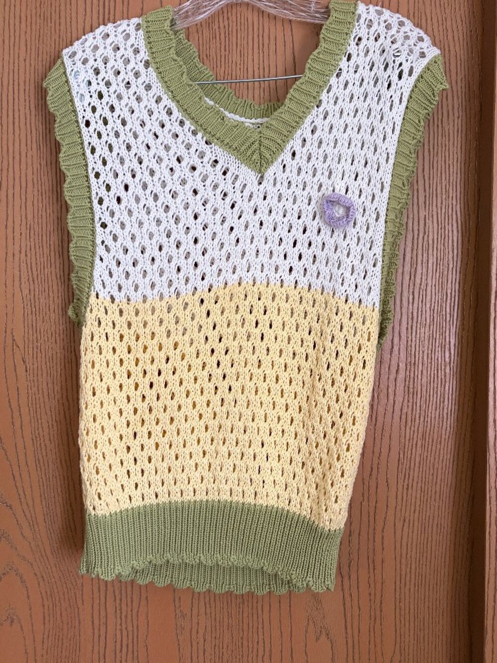 LEDIN Crochet Sweater Vest